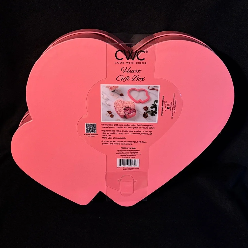 Gift Box with Clear Top View
